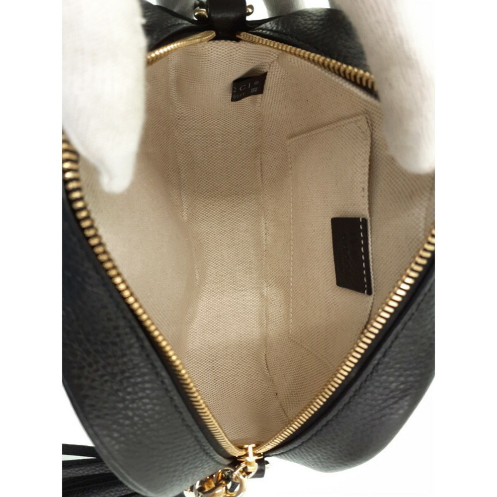 Gucci Soho shoulder bag Leather Tassel Interlocking GG - Picture 3 of 9